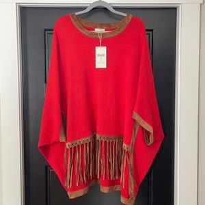 NWT Beautiful Tyler Boe poncho!  Women’s M/L.  Very generous fit.